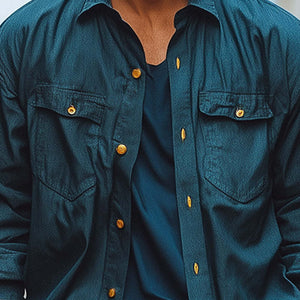Men's Spring Fashion Long Sleeve Shirt