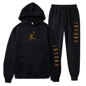 HERREN SPORTSWEAR SET FLEECE HOODIE SET