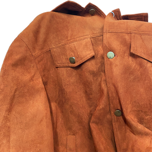 Men's Classic Casual Multi-Pocket Slim Fit Suede Jacket