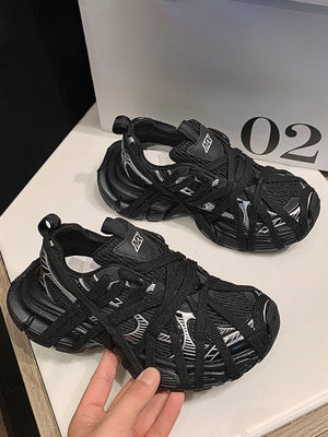 High Street Lässige Schnür-Sneaker