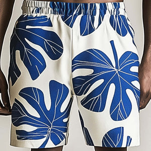 Men's Fresh Leaf Print Shorts