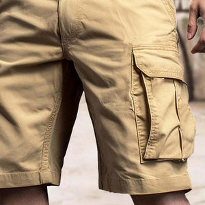 Outdoor-Cargo-Shorts mit mehreren Taschen für Herren
