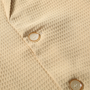 Men's Classic Casual Slim Fit Single Breasted Waffle Blazer