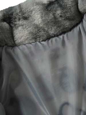 Strapazierfähige Batik-Urbanjacke aus Lammwollimitat