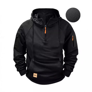 HOODIE-REISSVERSCHLUSS-HOODIE MIT MEHREREN TASCHEN FÜR SPORT UND FREIZEIT