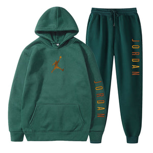 HERREN SPORTSWEAR SET FLEECE HOODIE SET