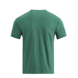 T-Shirt aus Baumwolle mit USA-Flaggen-Grafik