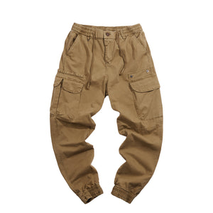 GEWASCHENE CARGOHOSE MIT TASCHEN
