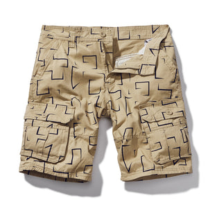 GRAFISCHE CARGO-SHORTS MIT 11-ZOLL-INNENNAHT