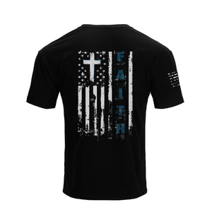 WASSERDICHTES T-SHIRT MIT V-AUSSCHNITT UND GRAFIK