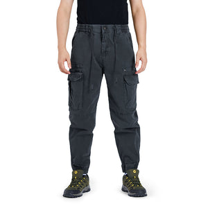 GEWASCHENE CARGOHOSE MIT TASCHEN
