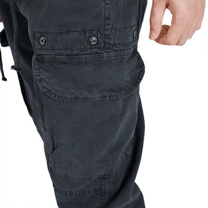GEWASCHENE CARGOHOSE MIT TASCHEN