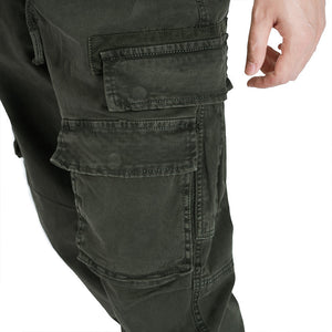 GEWASCHENE CARGOHOSE MIT TASCHEN