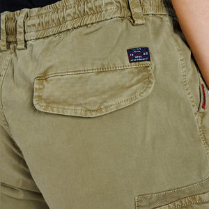 GEWASCHENE CARGOHOSE MIT TASCHEN