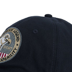 Baumwollkappe mit USA-Adler-Stickerei