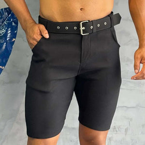 Lässige, einfarbige Retro-Shorts für Herren