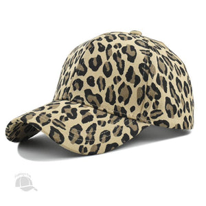 Herren-Cap im Retro-Look mit Leopardenmuster