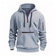 Men's Casual Multi-pocket Loose Sports Hoodie 51568546M