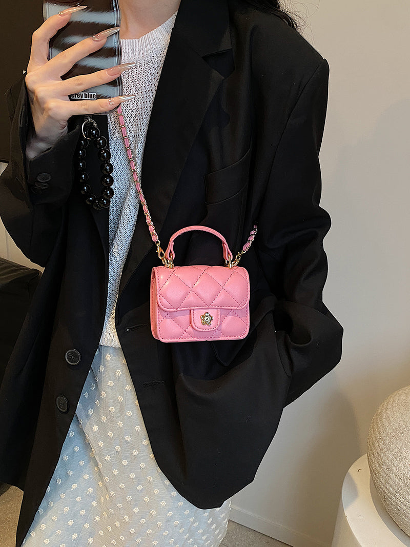 FASHIONABLE MINI HANDHELD CHAIN CROSSBODY BAG