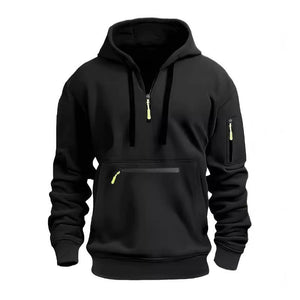 Men's Casual Multi-pocket Loose Sports Hoodie