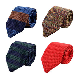 Men's Vintage Arrow-Shaped Knit Tie