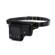 Men's Outdoor Sports Zipper Adjustable Leather Waist Bag