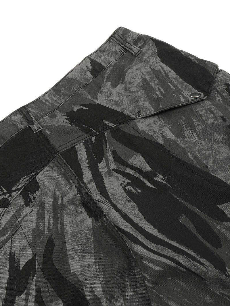 Multi-Pocket Camo Cargo Pants