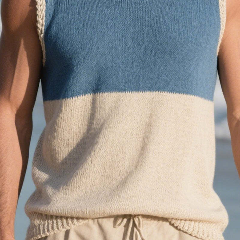 Herren Frühlingsmode Einfach Gewebtes Casual Sports Tank Top
