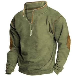NEUER HERREN-POLOP-HOODIE MIT STEHKRAFT UND REISSVERSCHLUSS