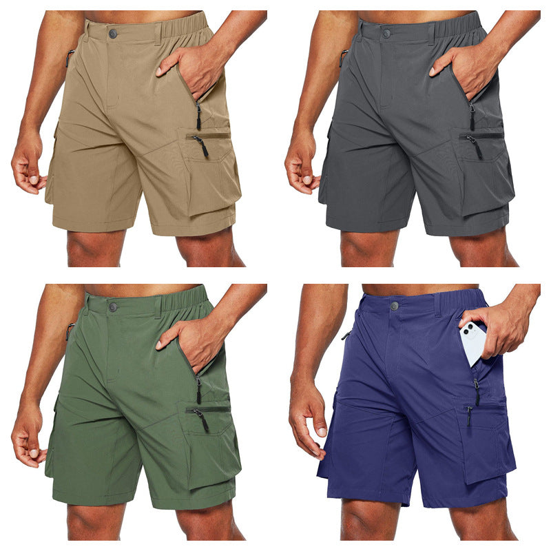 MULTI POCKET WORKWEAR CARGO SHORTS