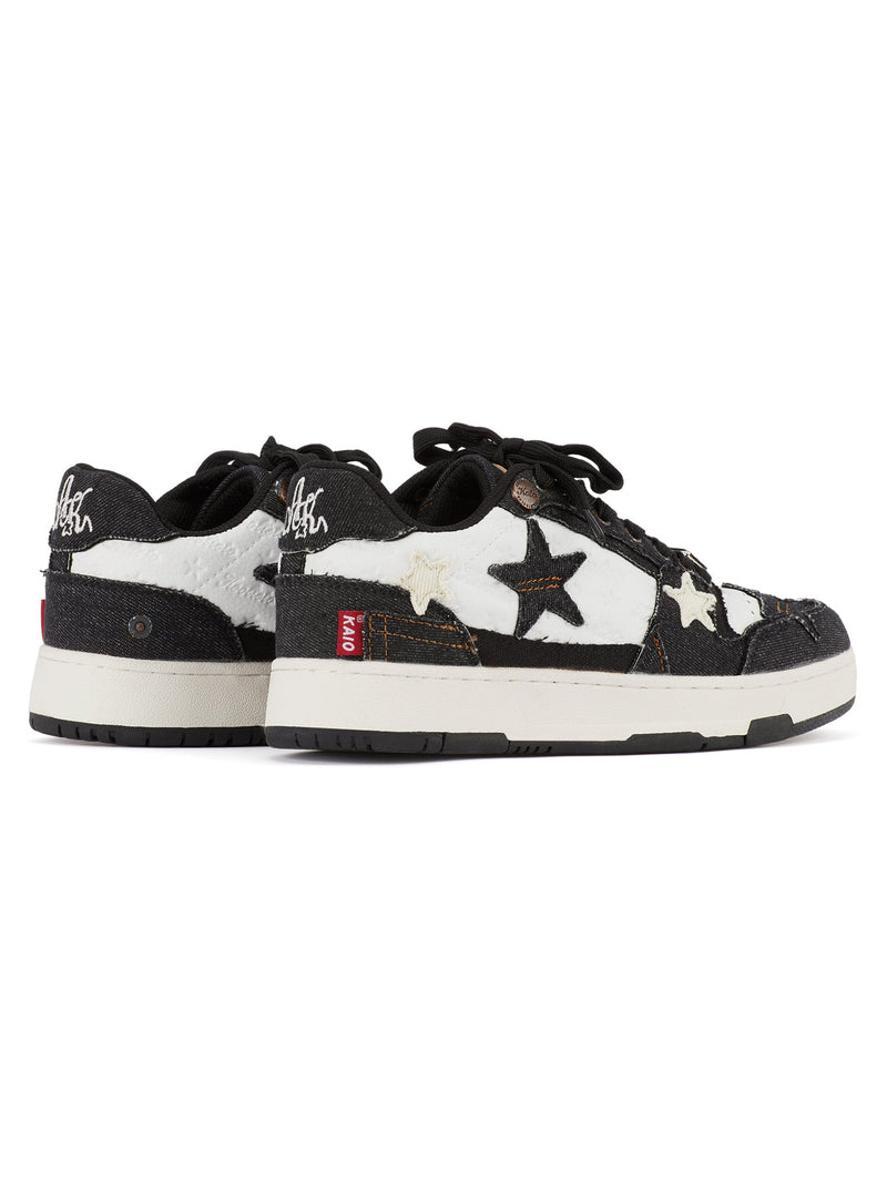 Thesupermade White Vintage Star Skateboard Sneakers 