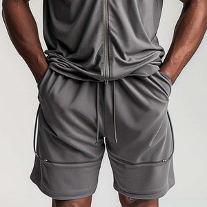 Einfacher, atmungsaktiver Freizeit-Sportanzug für Herren