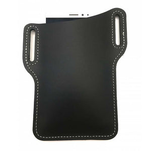 Men's Vintage Outdoor Genuine Leather Mobile Phone Waist Bag