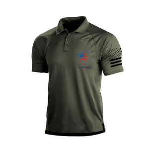 Poloshirt mit Raglan-Grafik und Memorial-Day-Print