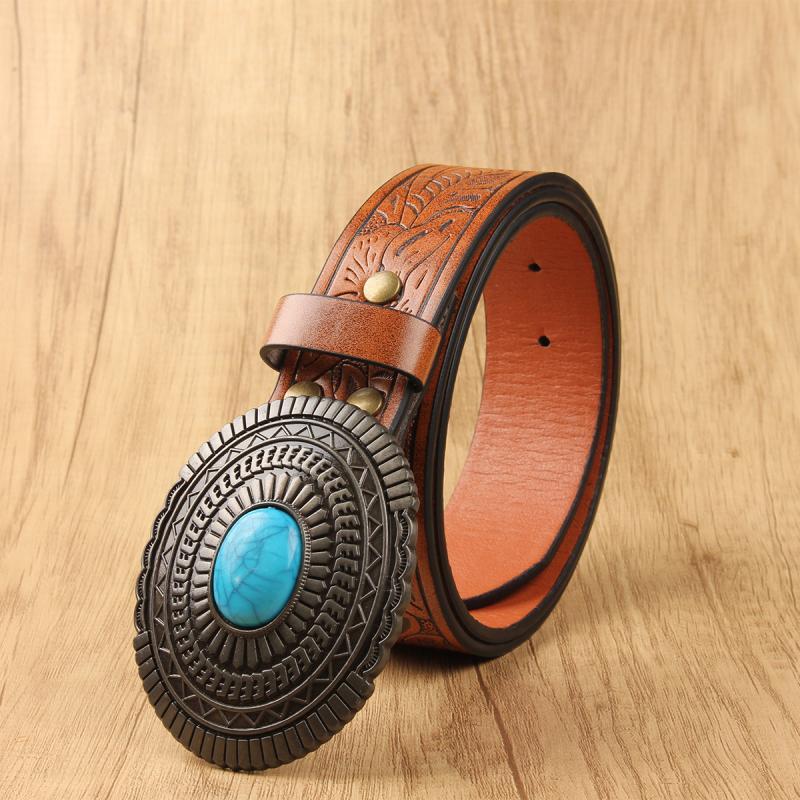 Men's Classic Vintage Western Cowboy Style Belt
