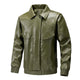 Men's Classic Casual Lapel Leather Jacket