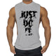 Men's Letter Print Sports Casual Sleeveless T-Shirt