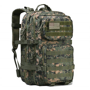 USA flag printing Outdoor 3P multi-functional 45L large-capacity tactical backpack camouflage field waterproof sports mountaineering backpack