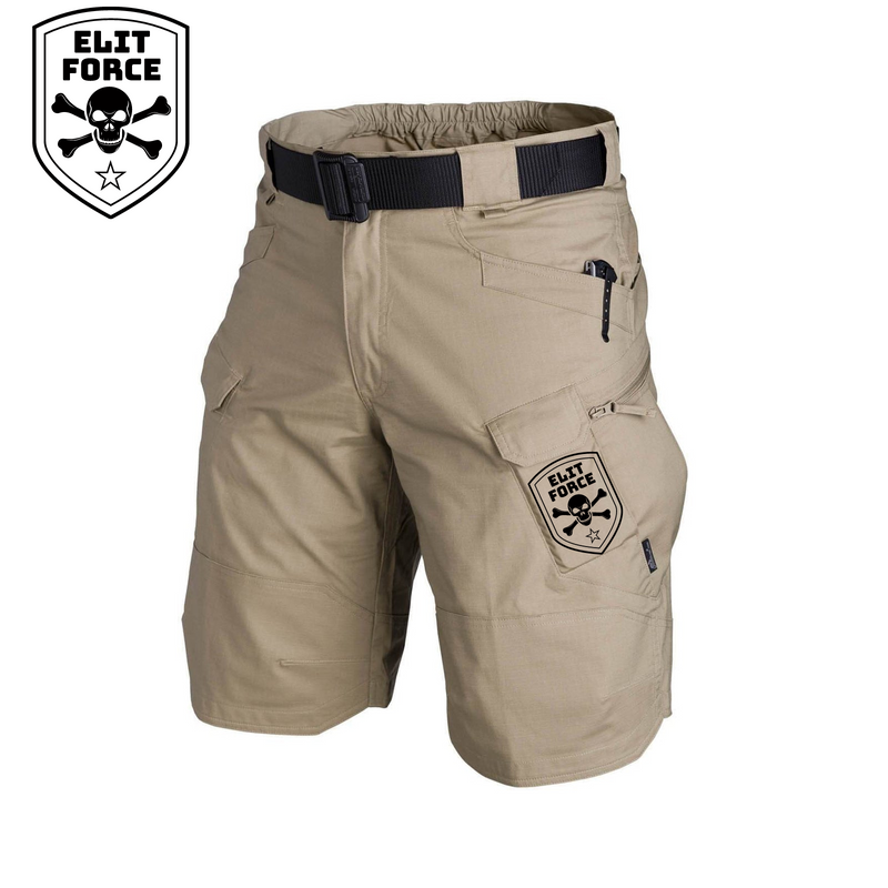 ETIT FORCES TACTICAL MULTI POCKETS 11'' INSEAM PERFORMANCE CARGO SHORTS WITH BUCKLE BELT