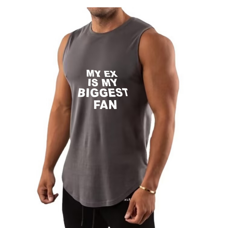 EX BIG FAN  MOISTURE WICKING ESSENTIALS TANK TOP