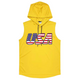 USA SOLID COLOR SLEEVELESS TOP WITH A PULLOVER TANK TOP