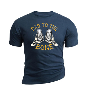 DAD TO THE BONE BAUMWOLL-GRAFIK-T-SHIRT