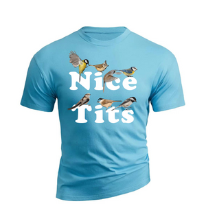 Baumwoll-T-Shirt mit „Nice Tits“-Grafik