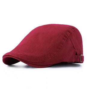 Men's Classic Casual Sun Visor Cotton Beret Hat