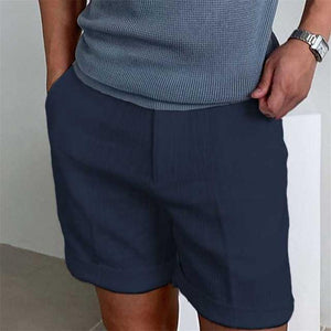 Vintage Leinen-Strandshorts für Herren