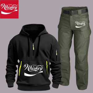 ICH GENIESSE ARMTASCHE REISSVERSCHLUSS-KAPUZENPULLOVER