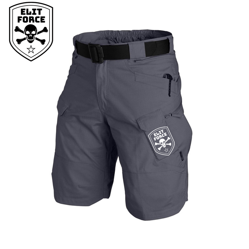 ETIT FORCES TACTICAL MULTI POCKETS 11'' INSEAM PERFORMANCE CARGO SHORTS WITH BUCKLE BELT