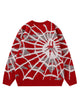 Spider Knit Crew Neck Sweater