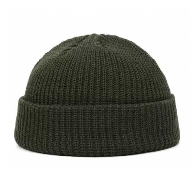 Herren Outdoor Strickmütze aus warmer Wolle für Herbst und Winter 
