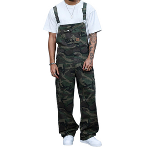 Herren-Overall mit Camouflage-Print und mehreren Taschen für den Außenbereich